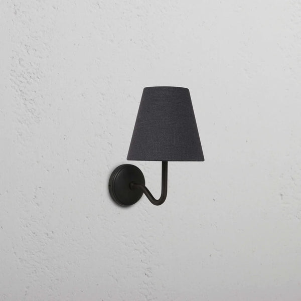 Malvern Small Wall Light Bronze — in situ