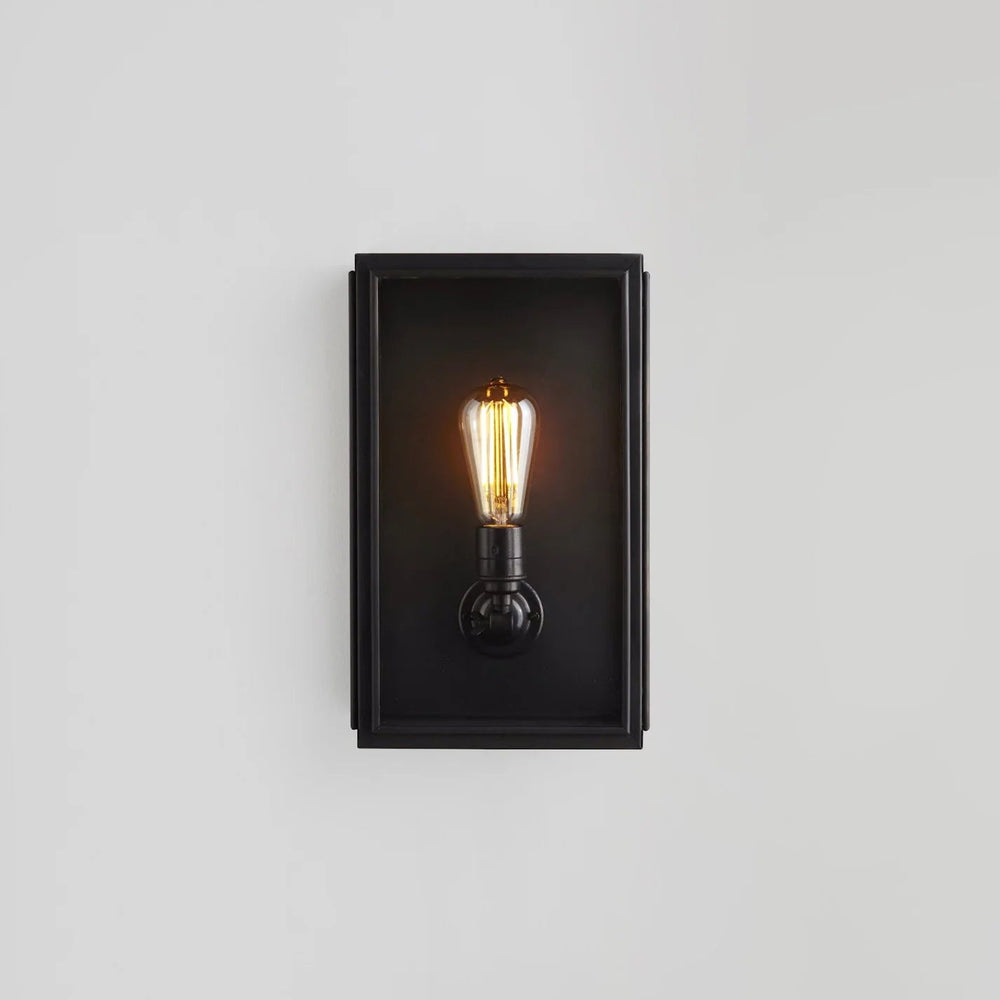 Original BTC Medium Box Wall Light 7642 (Externally Glazed)