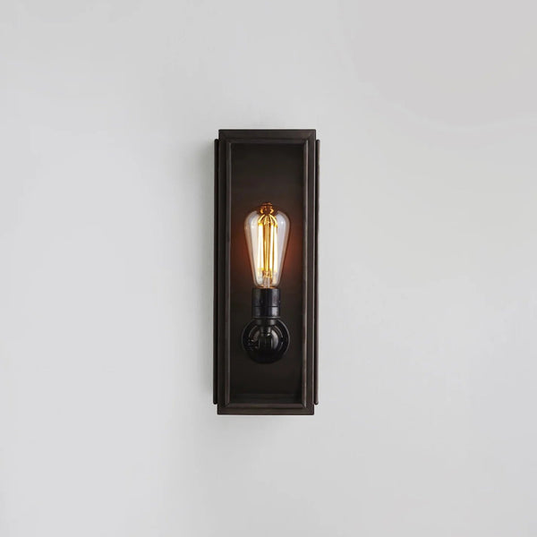 Original BTC Narrow Box Wall Light 7649 (Externally Glazed)