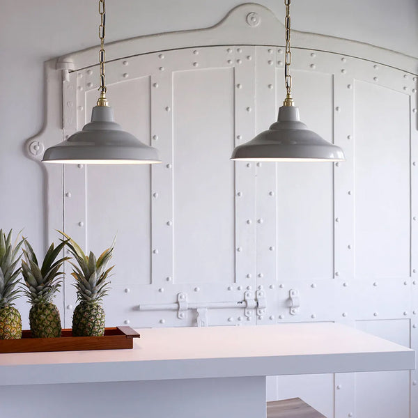 School Pendant Light 7200 — in situ