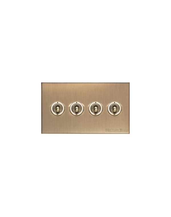 4 Gang Toggle Switch / Winchester