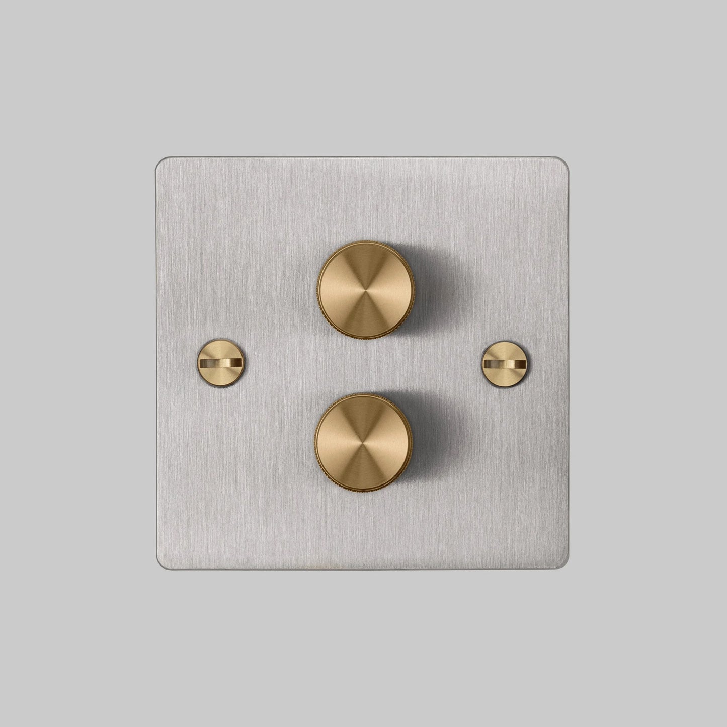 2G Dimmer / 120W / Steel