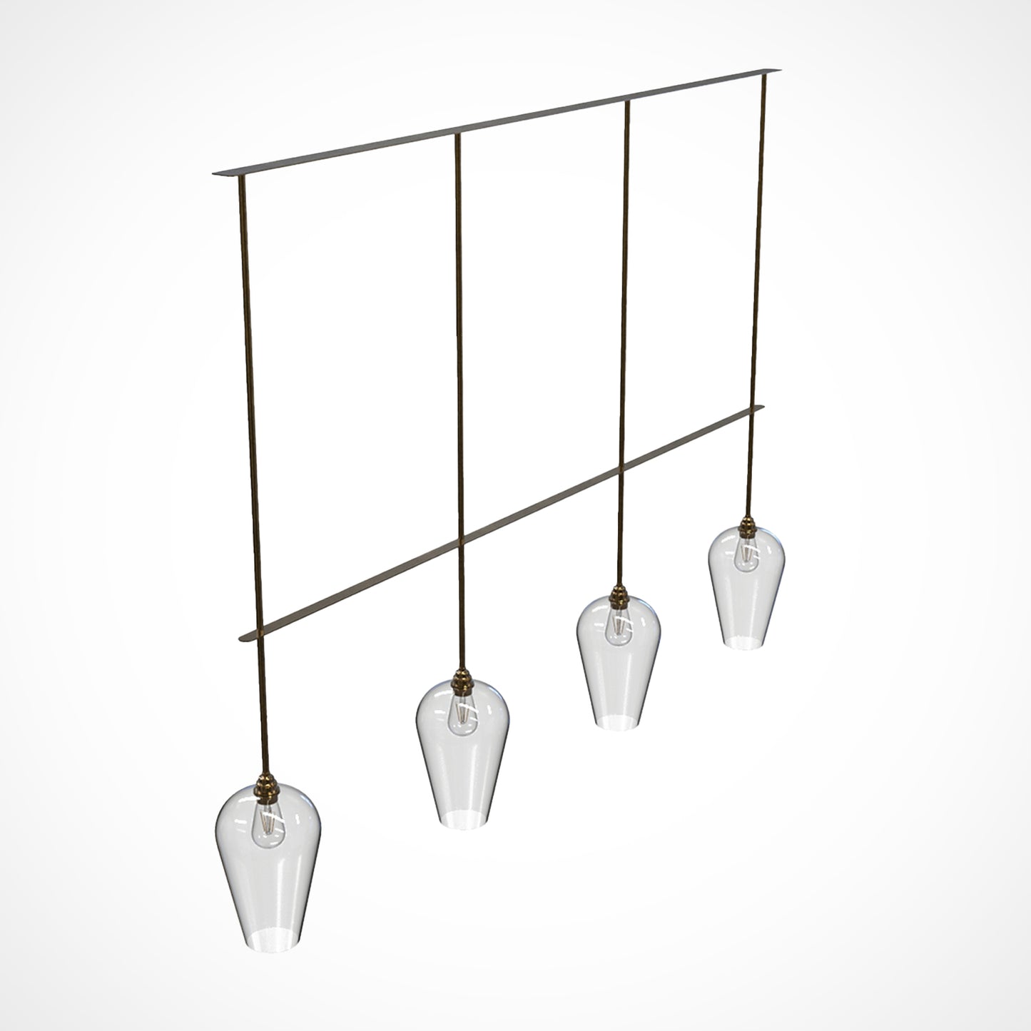 Quad Rod Pendant Light