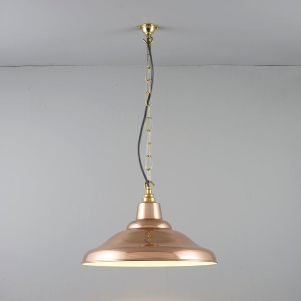 School Pendant Light 7200 — in situ