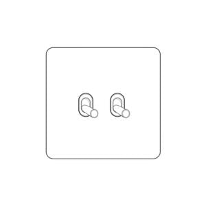 2 Gang Stockholm Toggle / Winchester