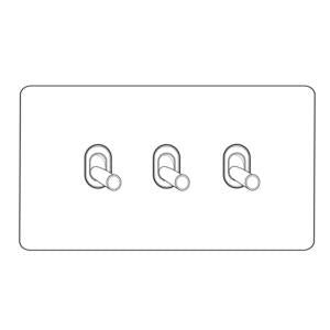 3 Gang Stockholm Toggle / Winchester