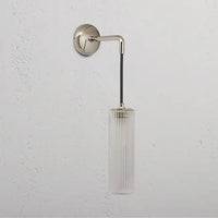 Claremont Small Hanging Wall Light Fluted Glass