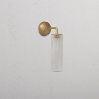 Claremont Small Wall Light Fluted Glass