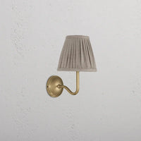Malvern Small Wall Light Antique Brass