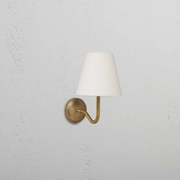 Malvern Small Wall Light Antique Brass