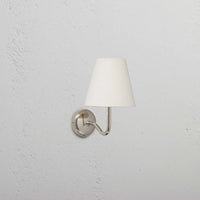Malvern Small Wall Light Polished Nickel