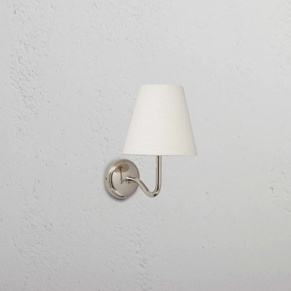 Malvern Small Wall Light Polished Nickel
