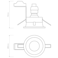 Minima Round Fixed IP65