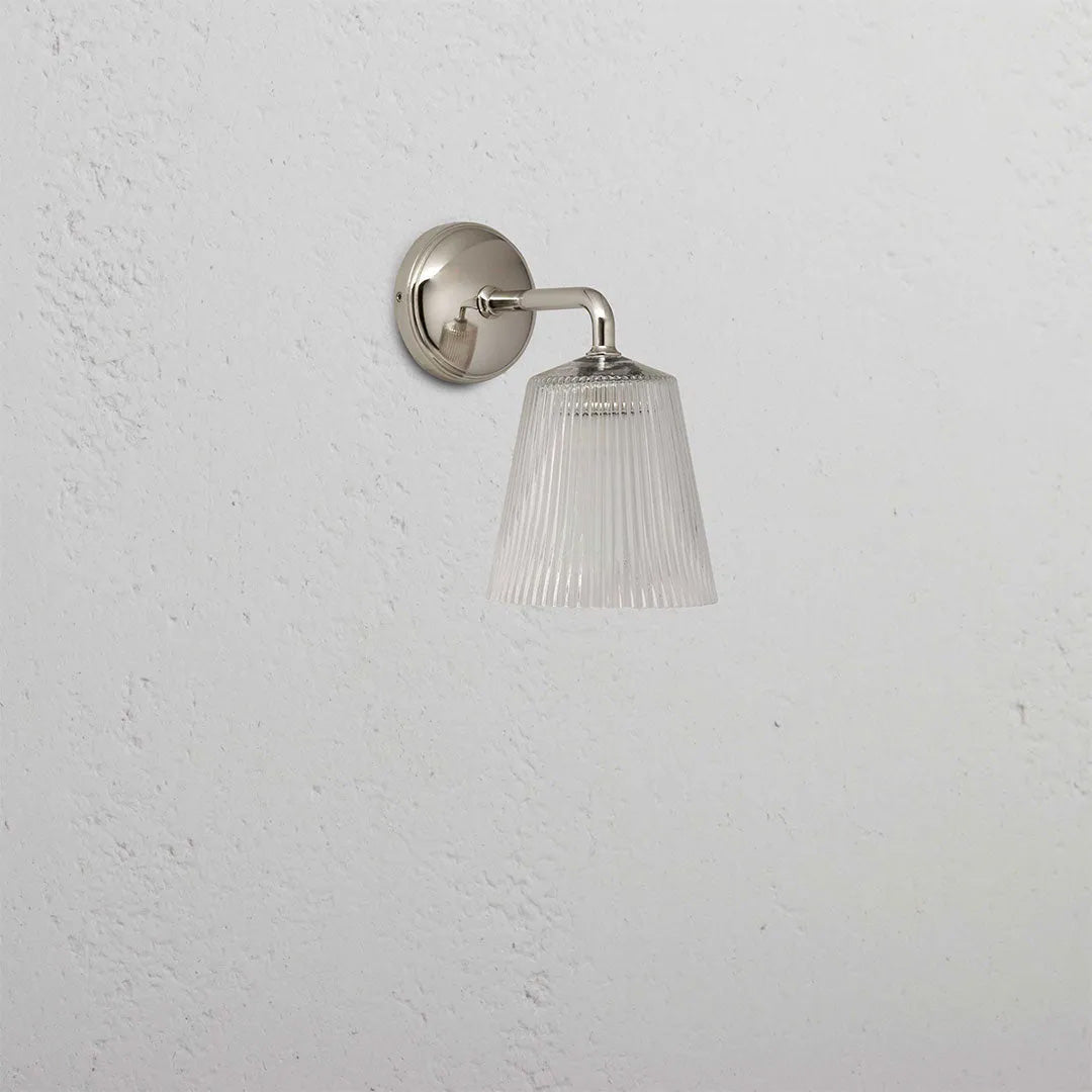 Richmond Small Wall Light Fluted Glass