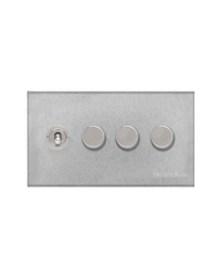 4 Gang Mixed Toggle TED Dimmer Switch / Winchester