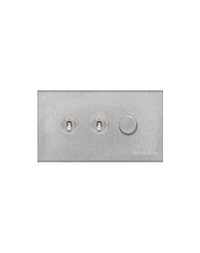 3 Gang Mixed Toggle TED Dimmer Switch / Winchester