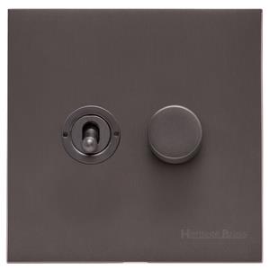 2 Gang Mixed Toggle TED Dimmer Switch / Winchester