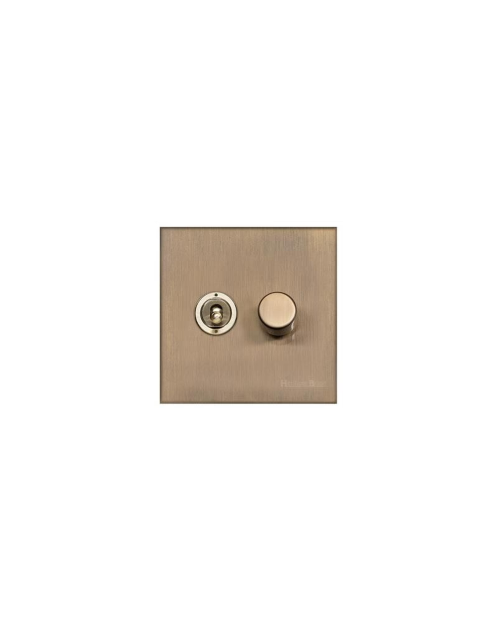 2 Gang Mixed Toggle TED  Dimmer Switch / Winchester