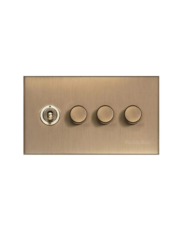 4 Gang Mixed Toggle TED Dimmer Switch / Winchester