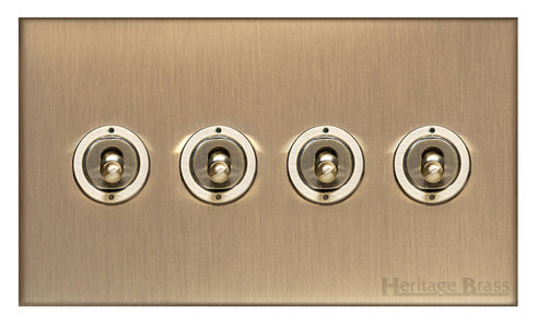 4 Gang Toggle Switch / Winchester