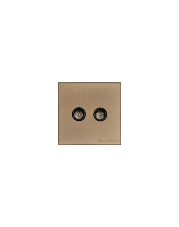 2 Gang TV Coaxial Socket / Winchester