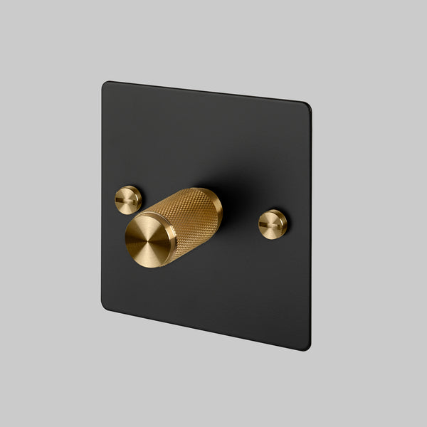1G Dimmer / 120W / Black — in situ