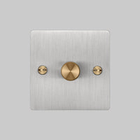 1G Dimmer / 120W / Steel