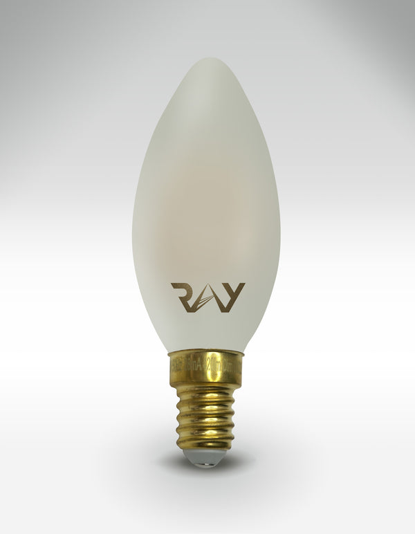 RAY Lighting C35 White - E14